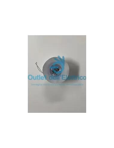 Microluce Meg Einbaustrahler Weißglas gu5,3 50w 12v